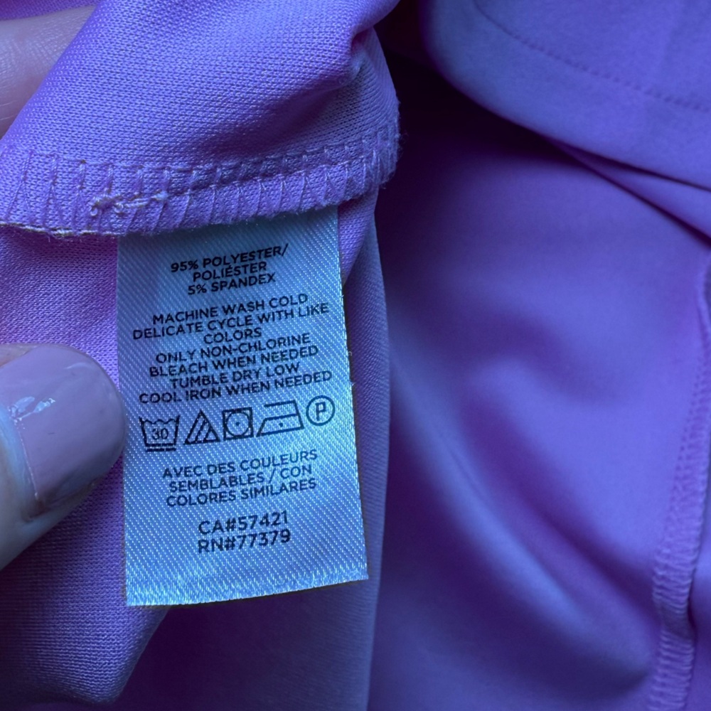 Ann Taylor Preppy Modest Sleeveless Blouse Ruffle Gathered Neckline Size XL - Picture 8 of 8